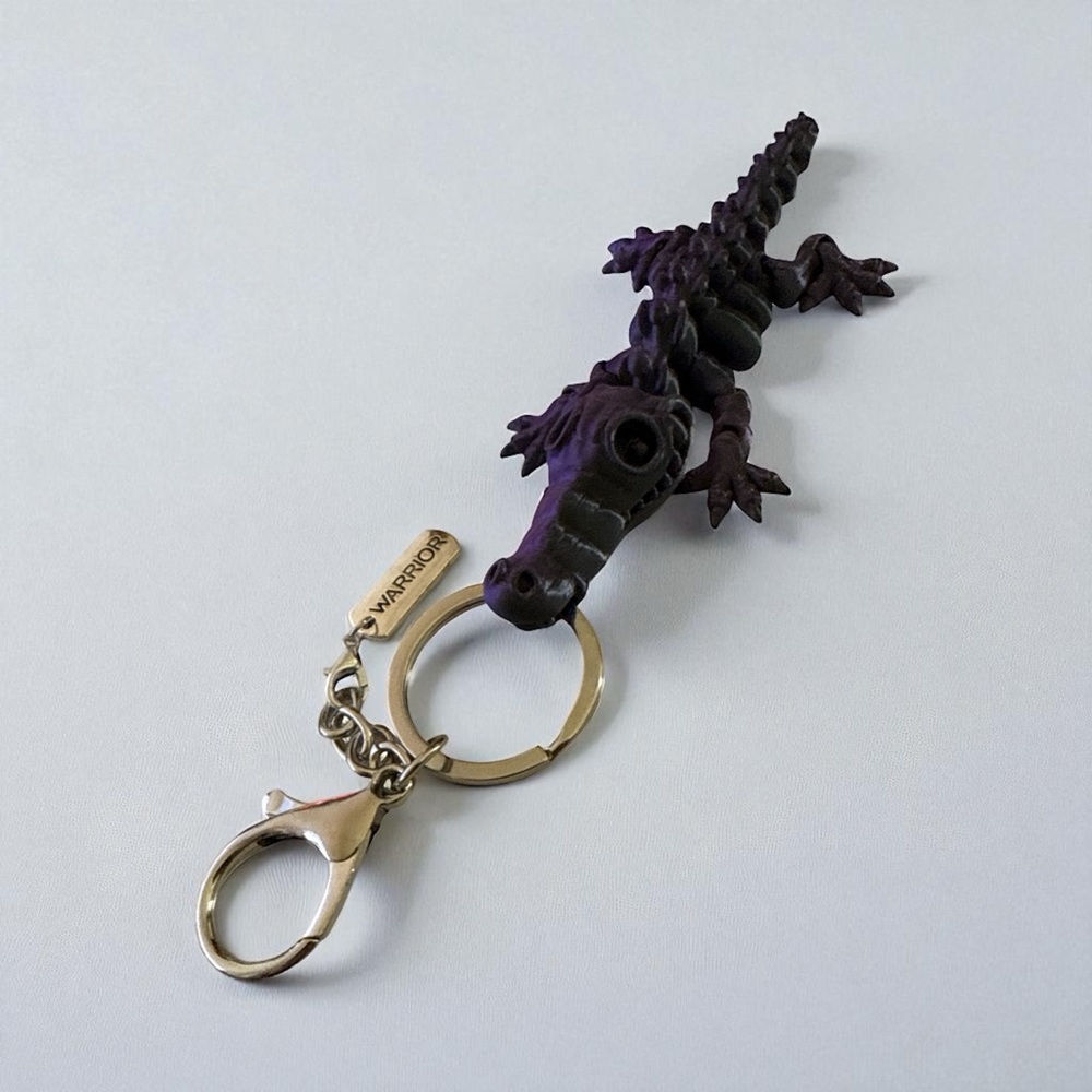 Crocodile Skeleton keychain